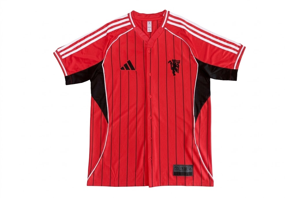 Camisa Manchester United Baseball 25/26 Torcedor Masculina Vermelha