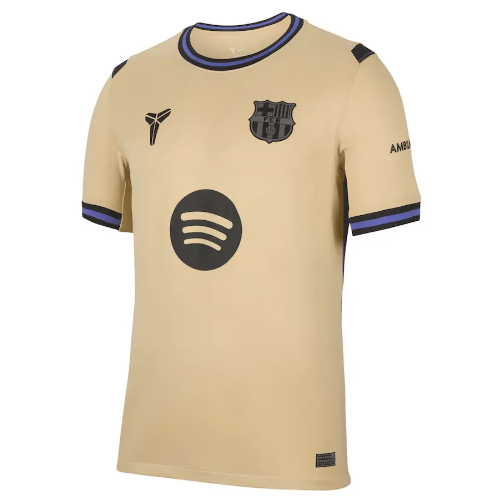 Camisa Barcelona II 25/26 Torcedor Masculina Bege