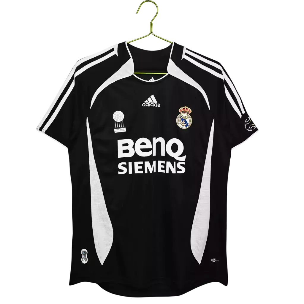 Camisa Real Madrid CF Retrô II 2006/07 Adidas Torcedor Masculina Preta