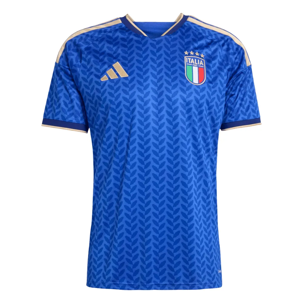 Camisa Itália I Copa 2026 Torcedor Masculina Azul