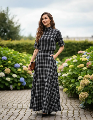 CONJUNTO XADREZ PRETO/BRANCO