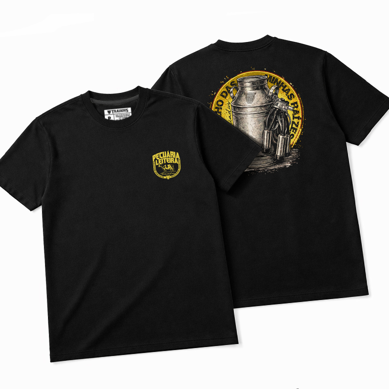 Camiseta Masculina Pecuária Leiteira