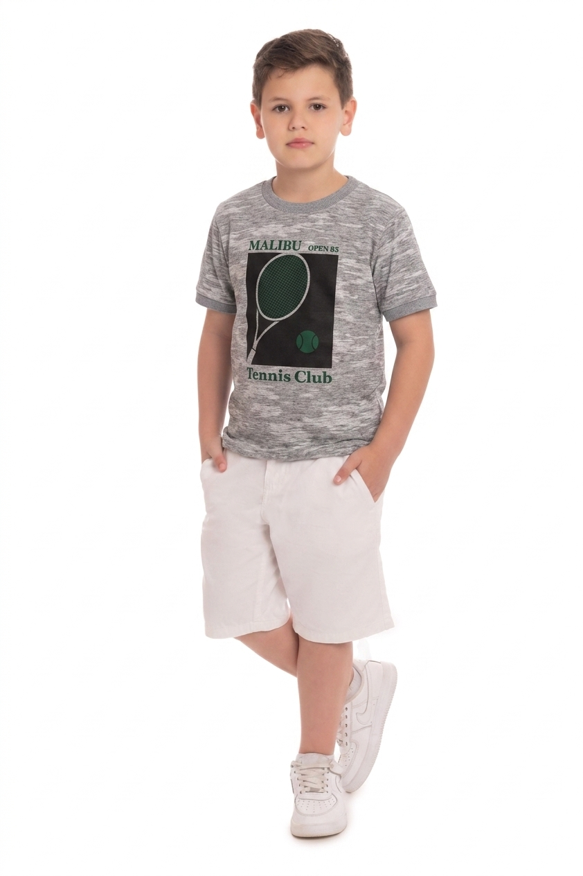 Camiseta Meia Malha Malibu