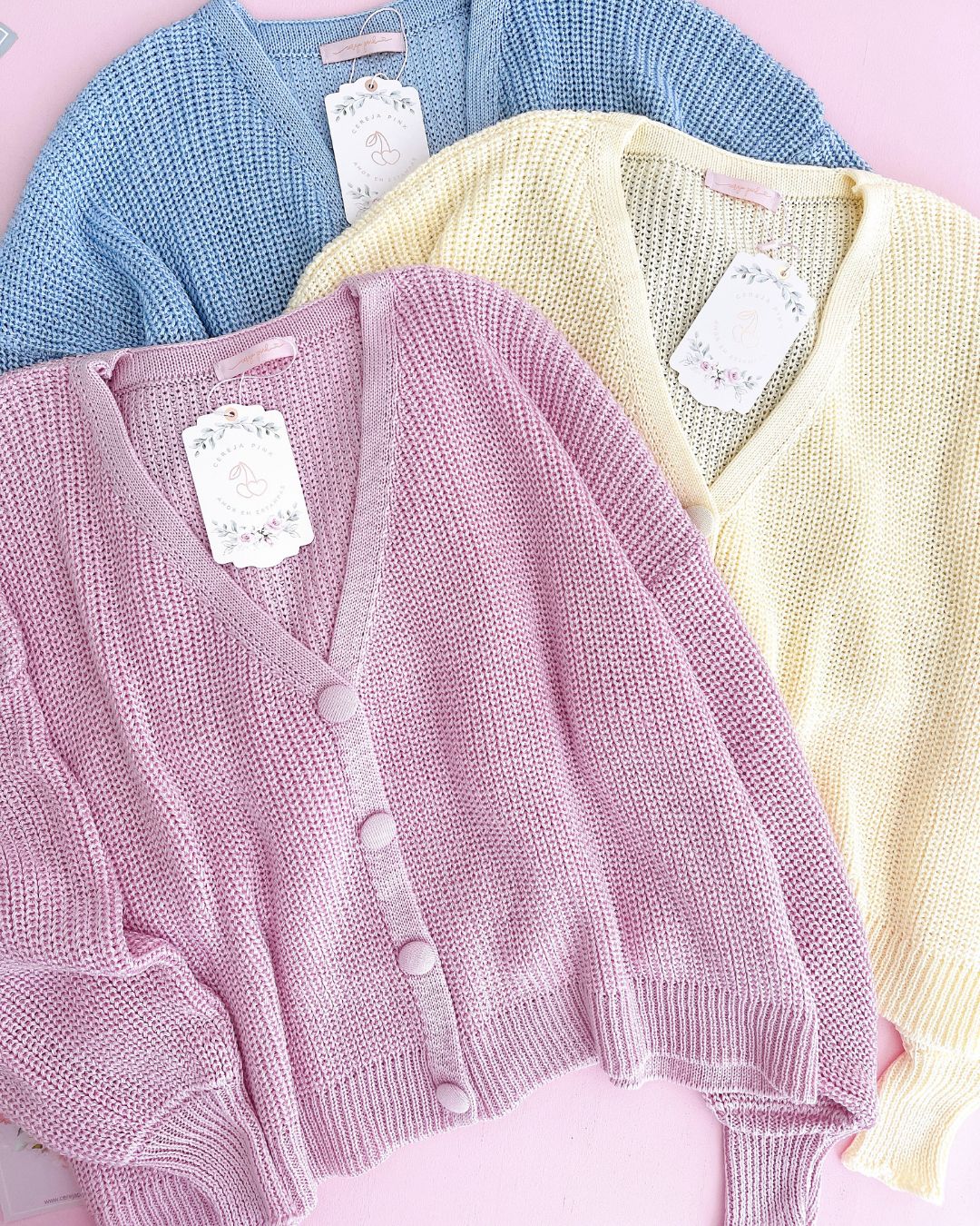 Cardigan Feminino Tricot Marine