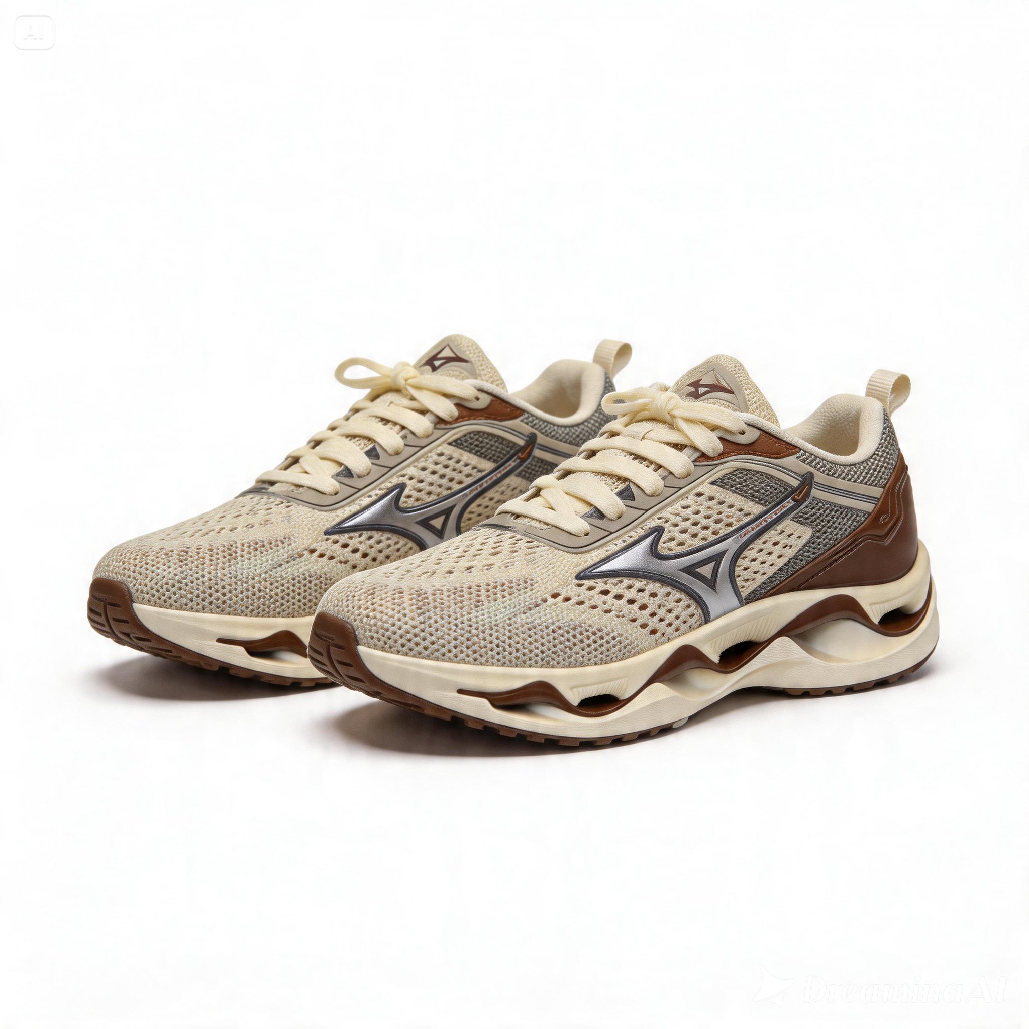 Tênis Mizuno Wave Stratos 3 Masculino-Primeira Linha Marrom