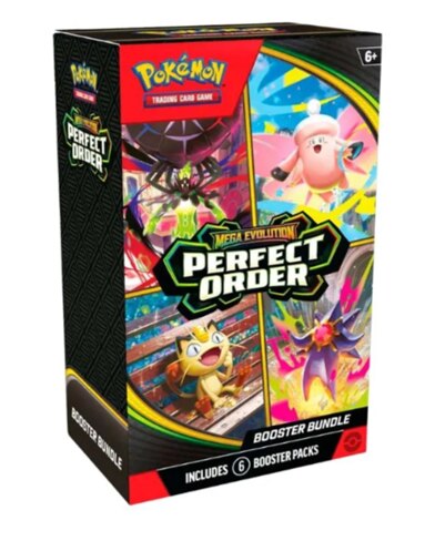 Pokémon TCG: Mega Evolution - Perfect Order - Booster Bundle - Inglês