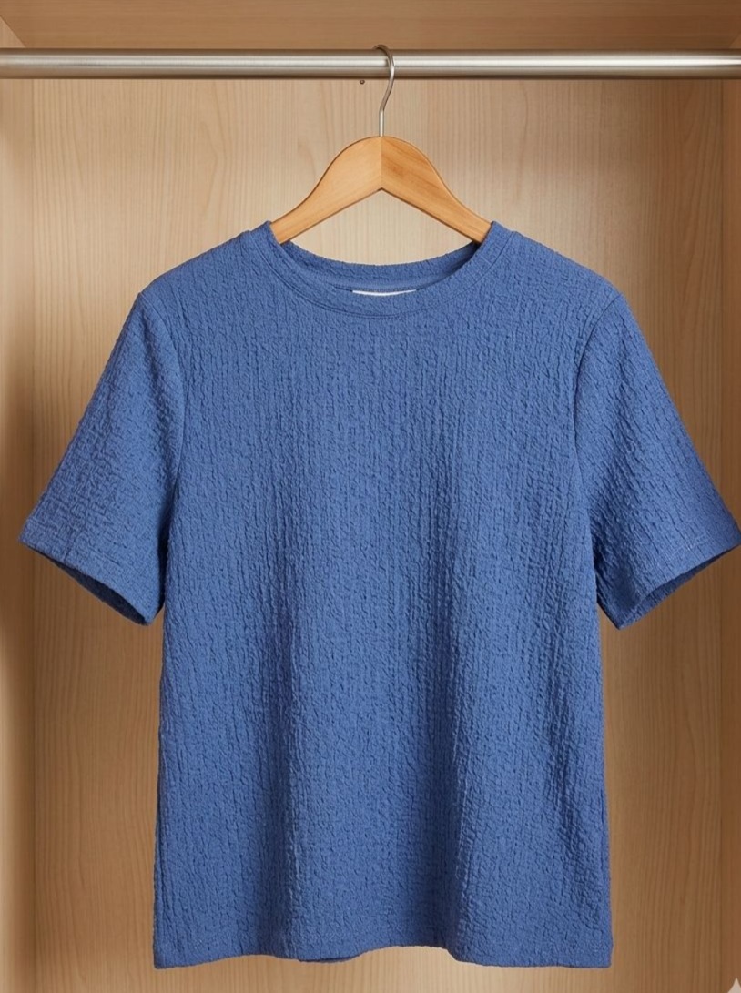 Blusa Oceano Texturizada