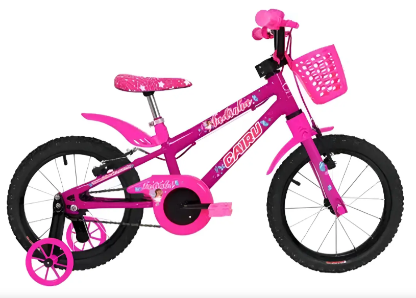 BICICLETA 16 FE. CAIRU FADINHA C/C AZ BB/PINK