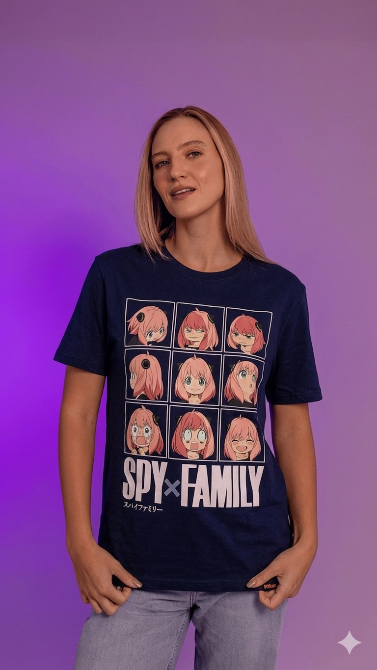 Camiseta Spy X Family Anya Piticas
