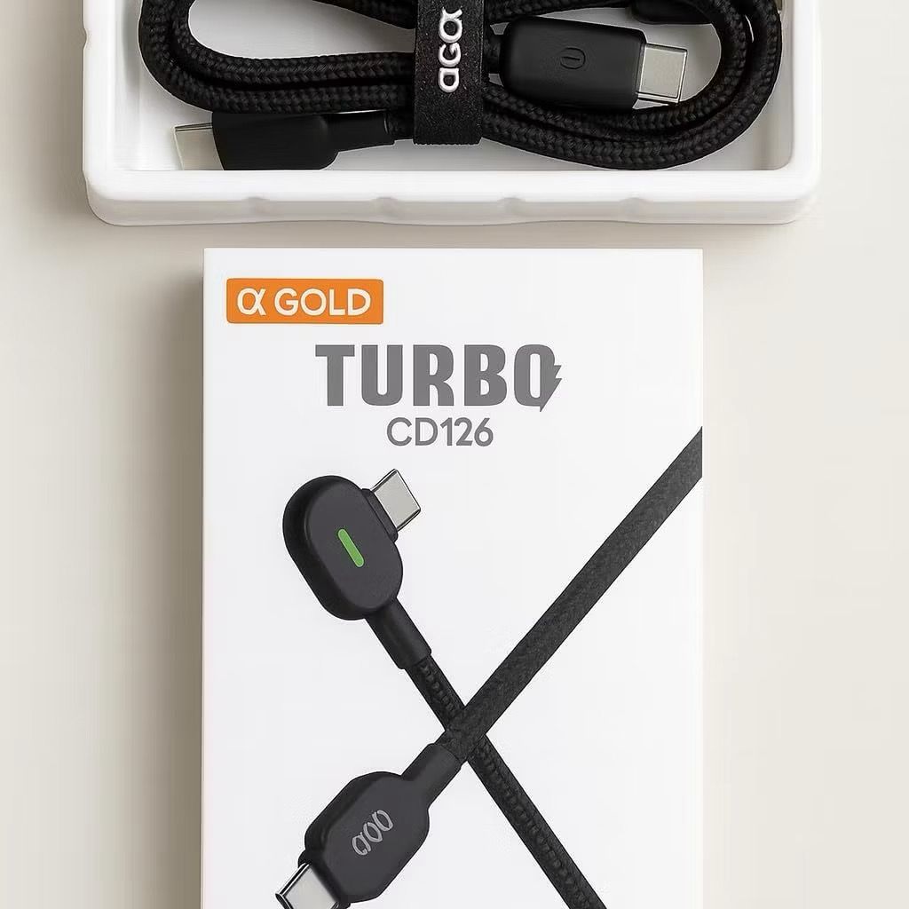 Cabo Turbo Magnético Tipo-C 60W AlphaGold Pro