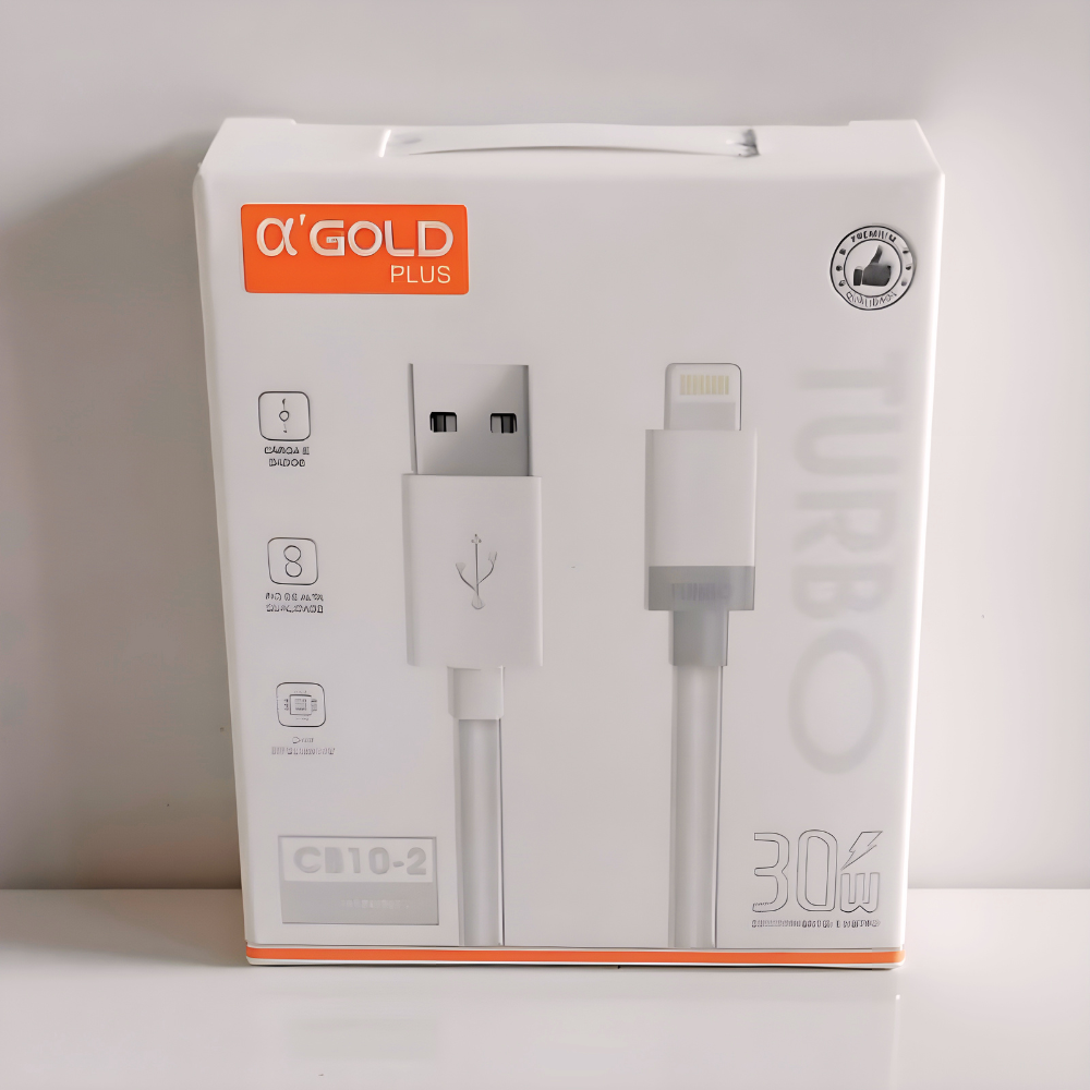 Cabo IOS Lightning 1m CB10-2 30w - Agold