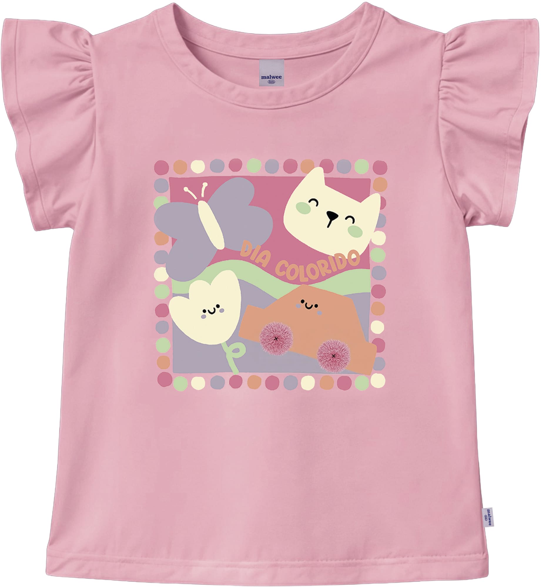 Blusa Básica Dia Colorido da Malwee