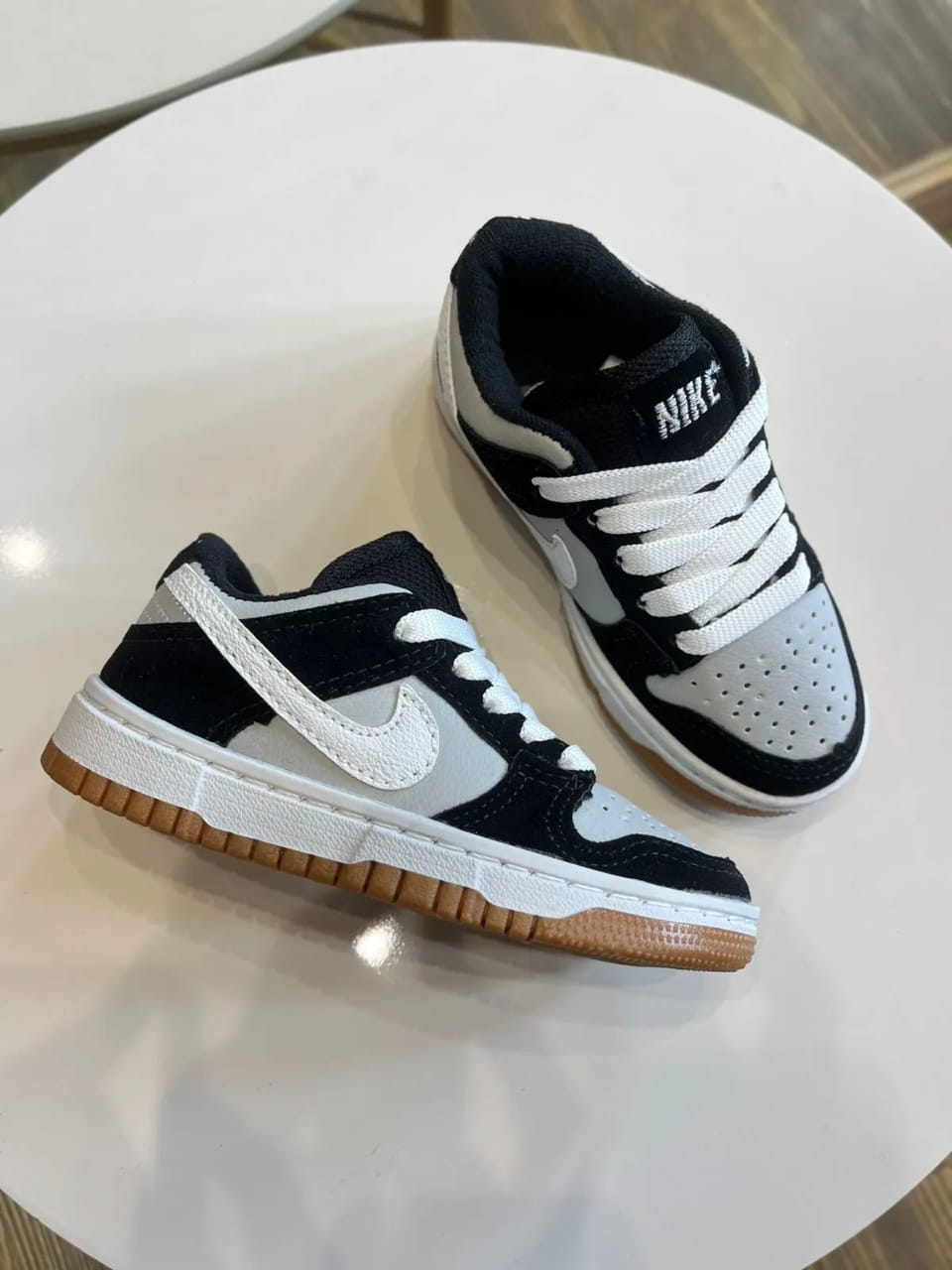 Dunk Low Infantil - PRETO/CINZA -c