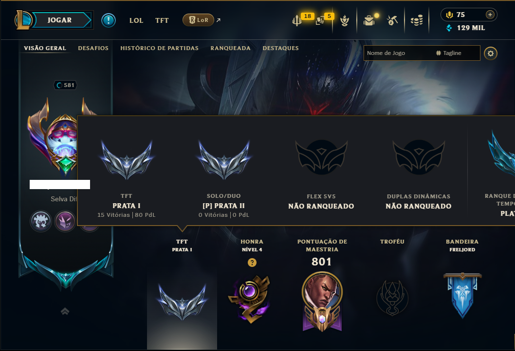 Prata 2 com TODOS os Champs e 191 Skins ( ADC / JG )