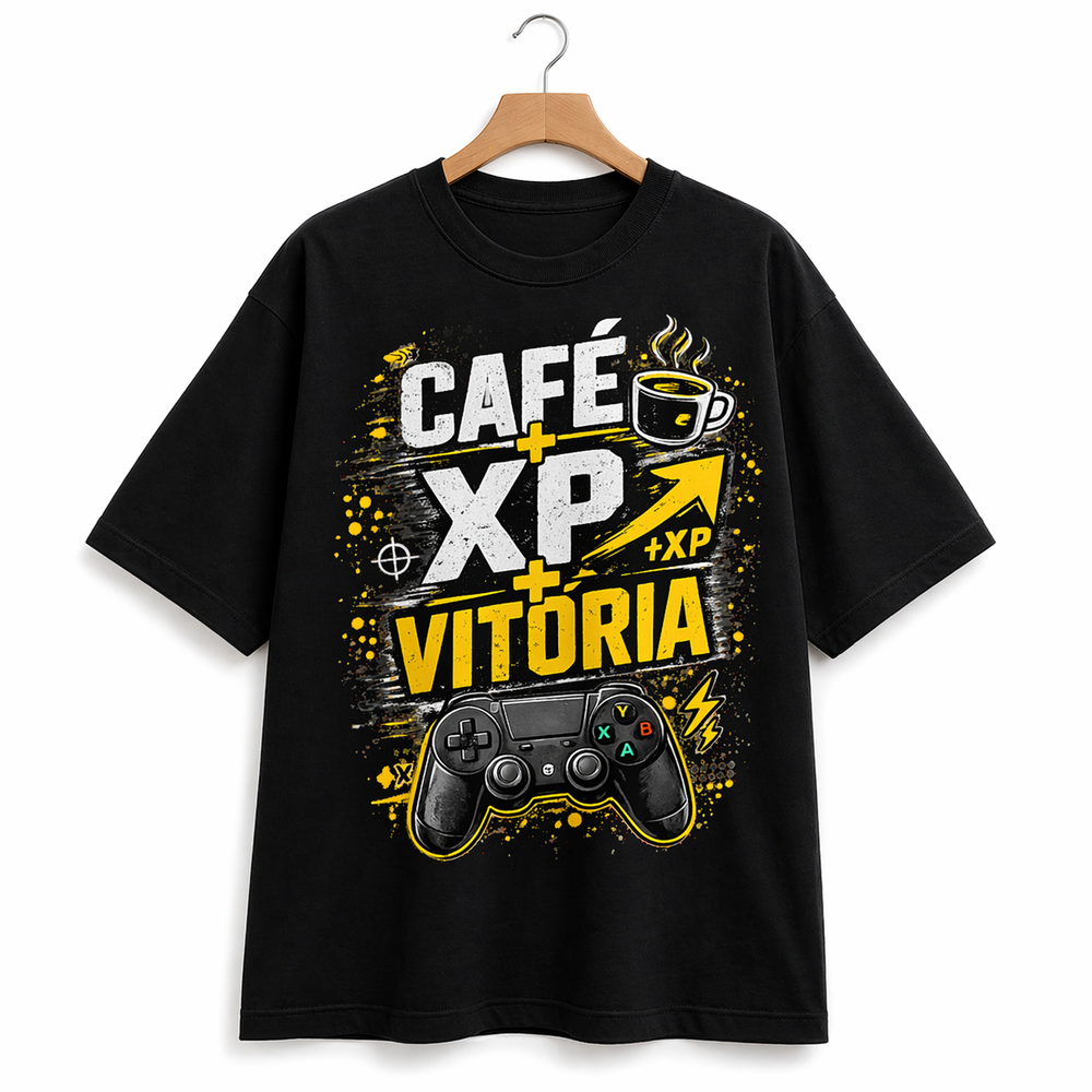 Camiseta Gamer Café XP Vitória