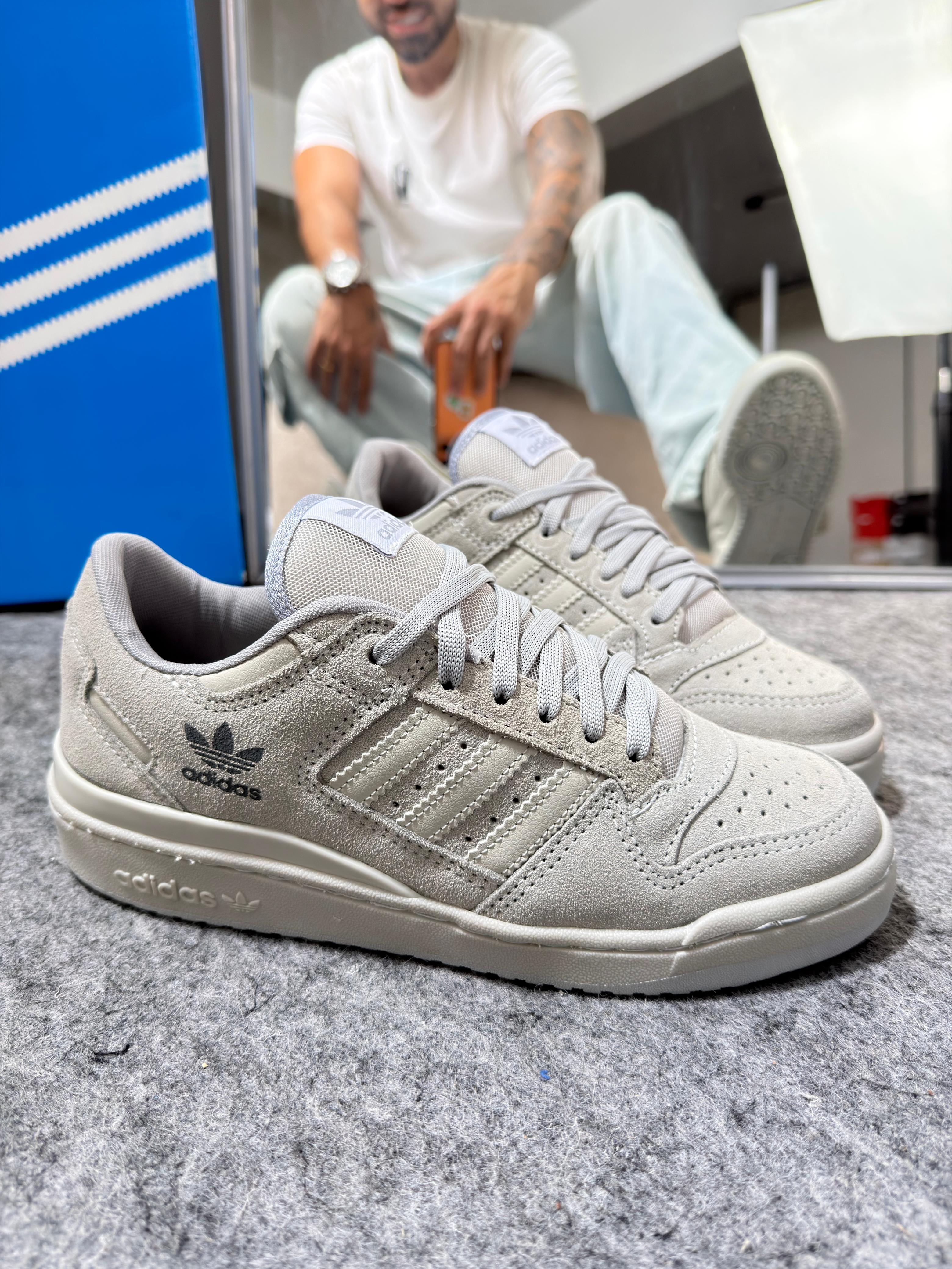 Fórum Low Couro/Cinza