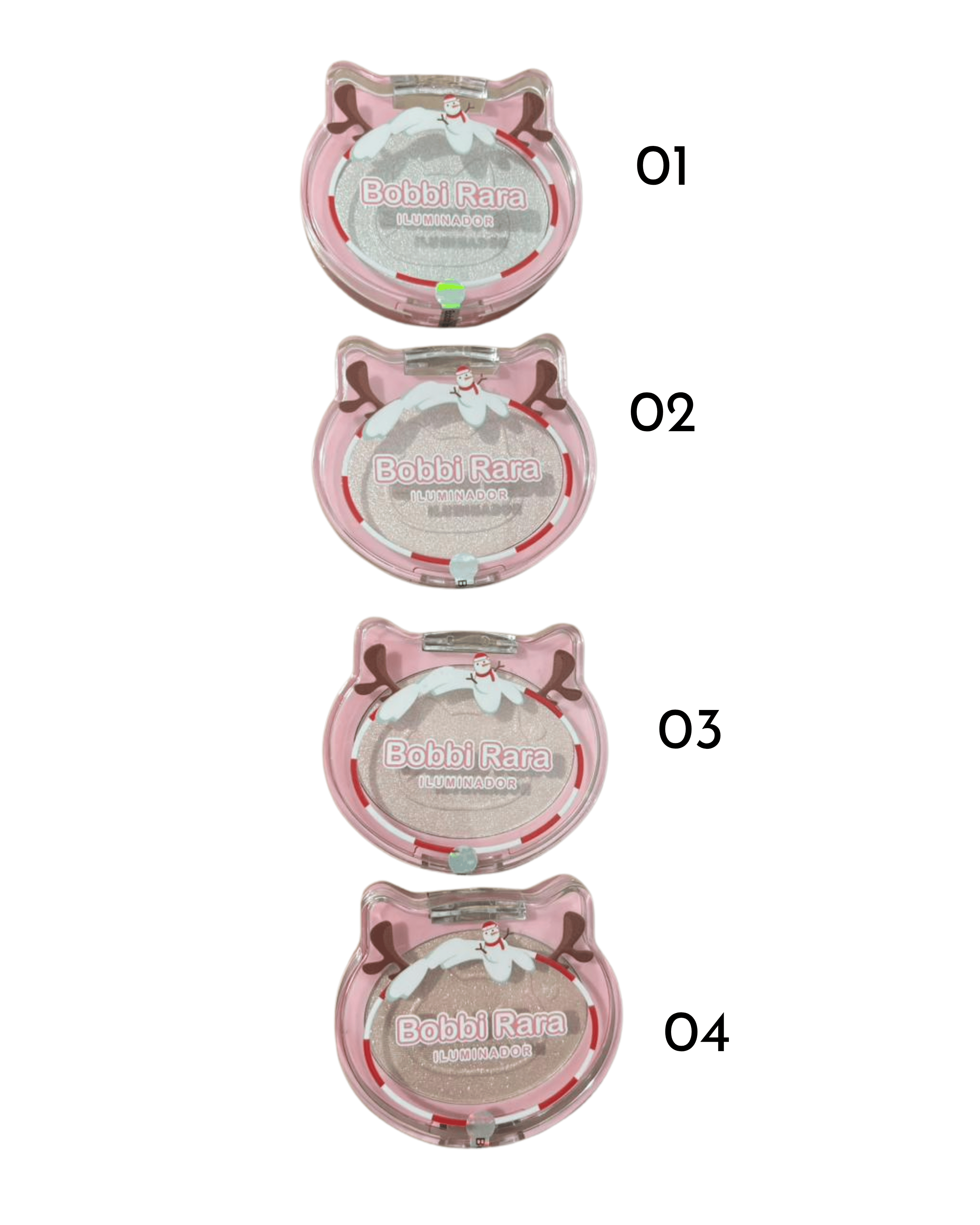 Iluminador Bobbi Rara   Cores 01 a 04