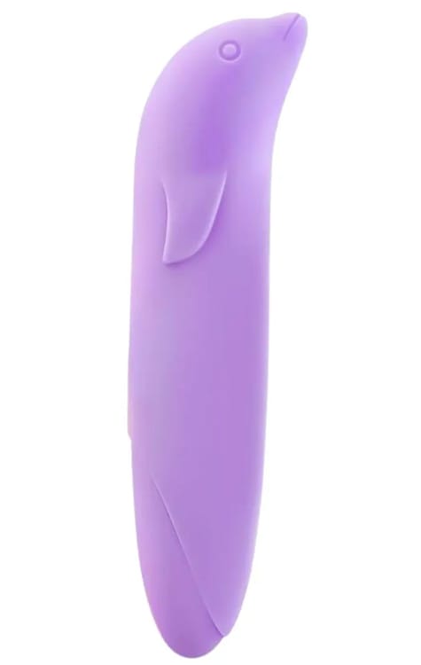 Vibrador golfinho ponto G aveludado - Sexy Import