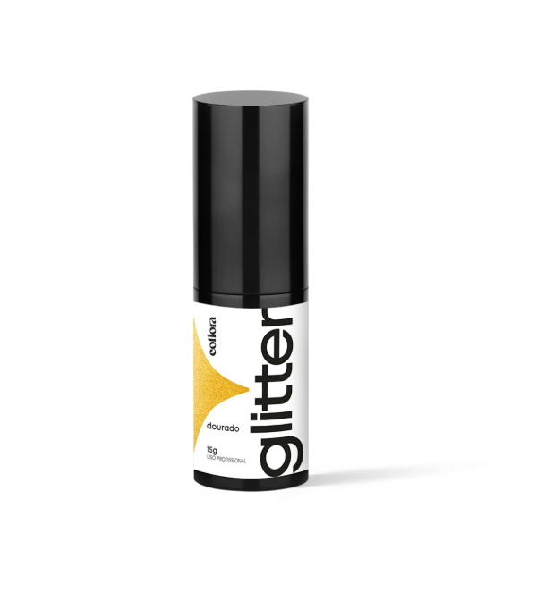 GLITTER PET EM PÓ COLLORA 15G (DOURADO)