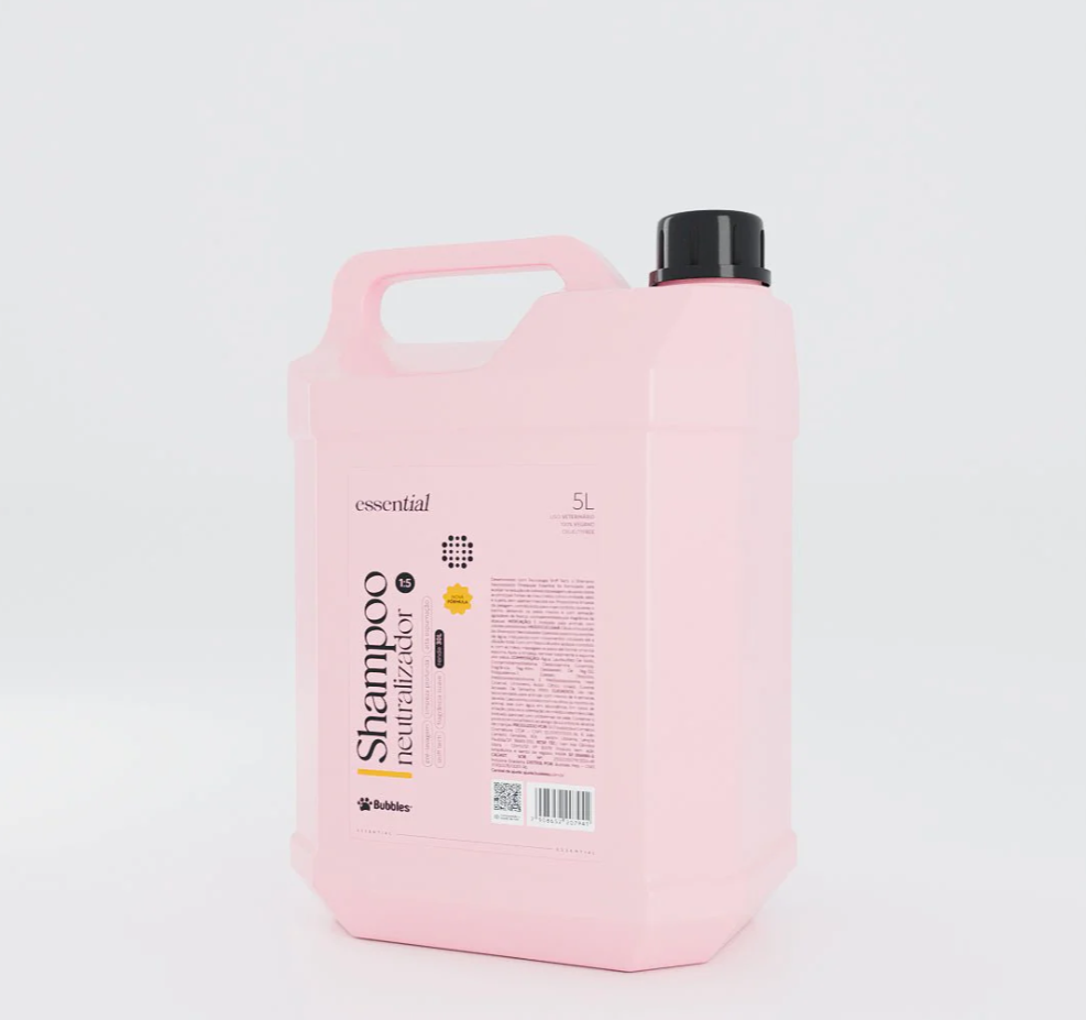 SHAMPOO PET NEUTRALIZADOR ESSENTIAL 5L (1:5) (NOVA FÓRMULA)