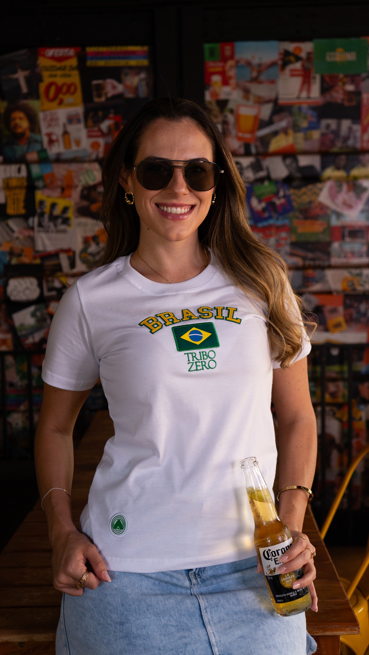 Camiseta Babylook Feminina Orgulho do Brasil - TZ016