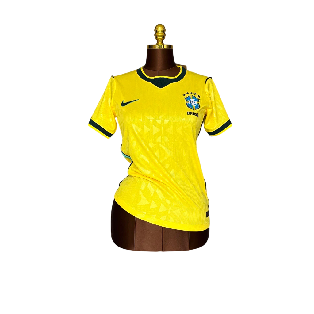 Camisa Brasil I Copa 2026 Feminina - Amarela