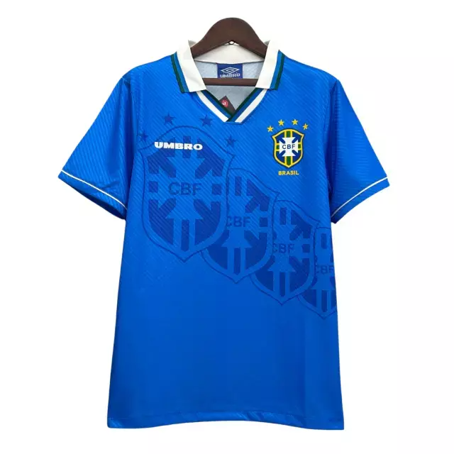 Camisa Seleção Brasileira II 1994 Retrô Umbro Masculina - Azul