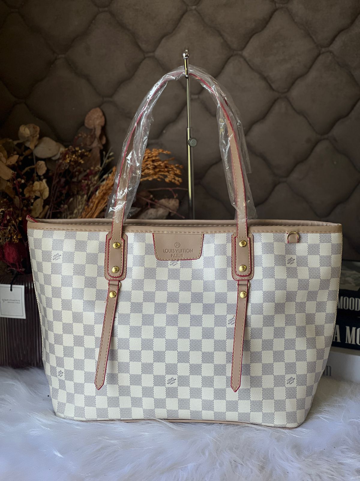 Bolsa Louis Vuitton Neverfull Média Zíper
