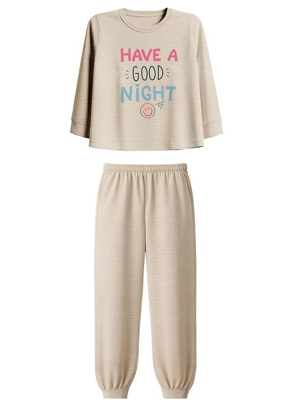 Pijama Longo Have a Good Night Malwee Teens