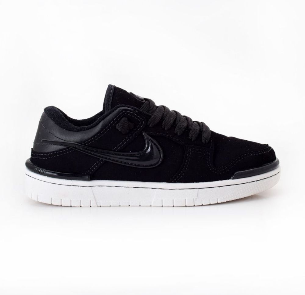 Nike Dunk Twist Preto Nobuck   Qualidade Premium