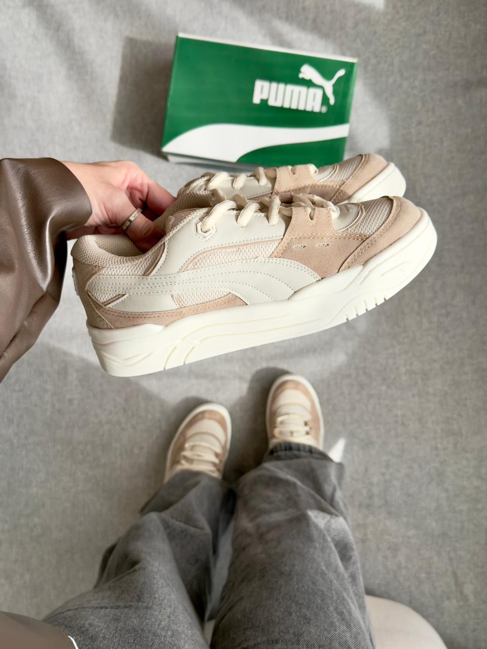 Tênis Puma 180 Off/Branco Unissex   Casual, Confortável e Estilo Street