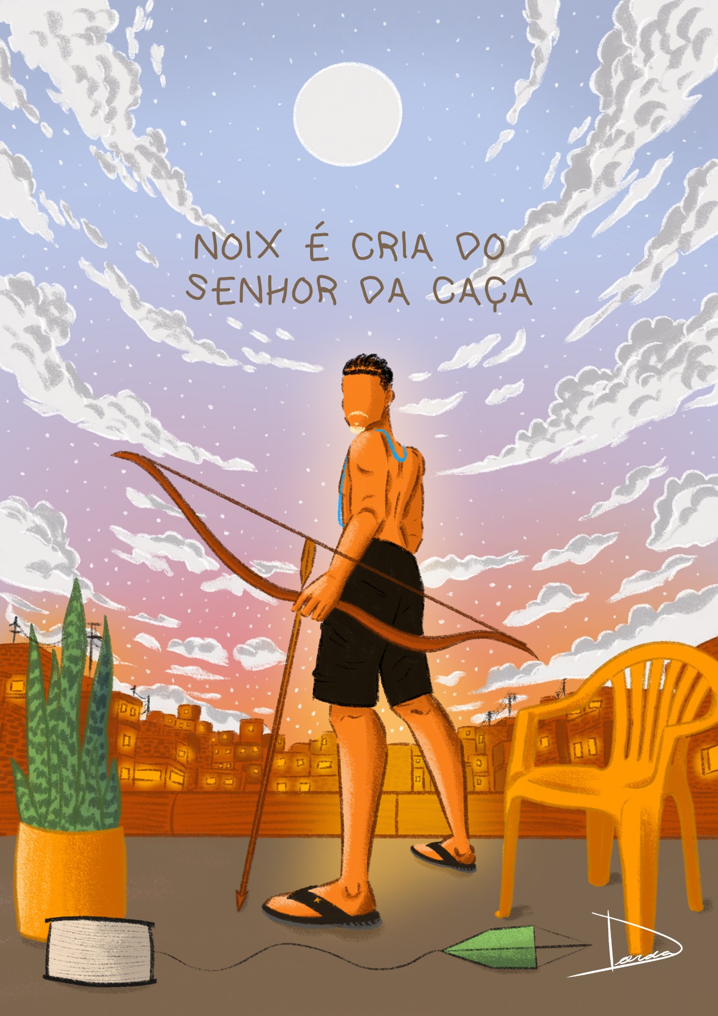 Noix é cria do senhor da caça