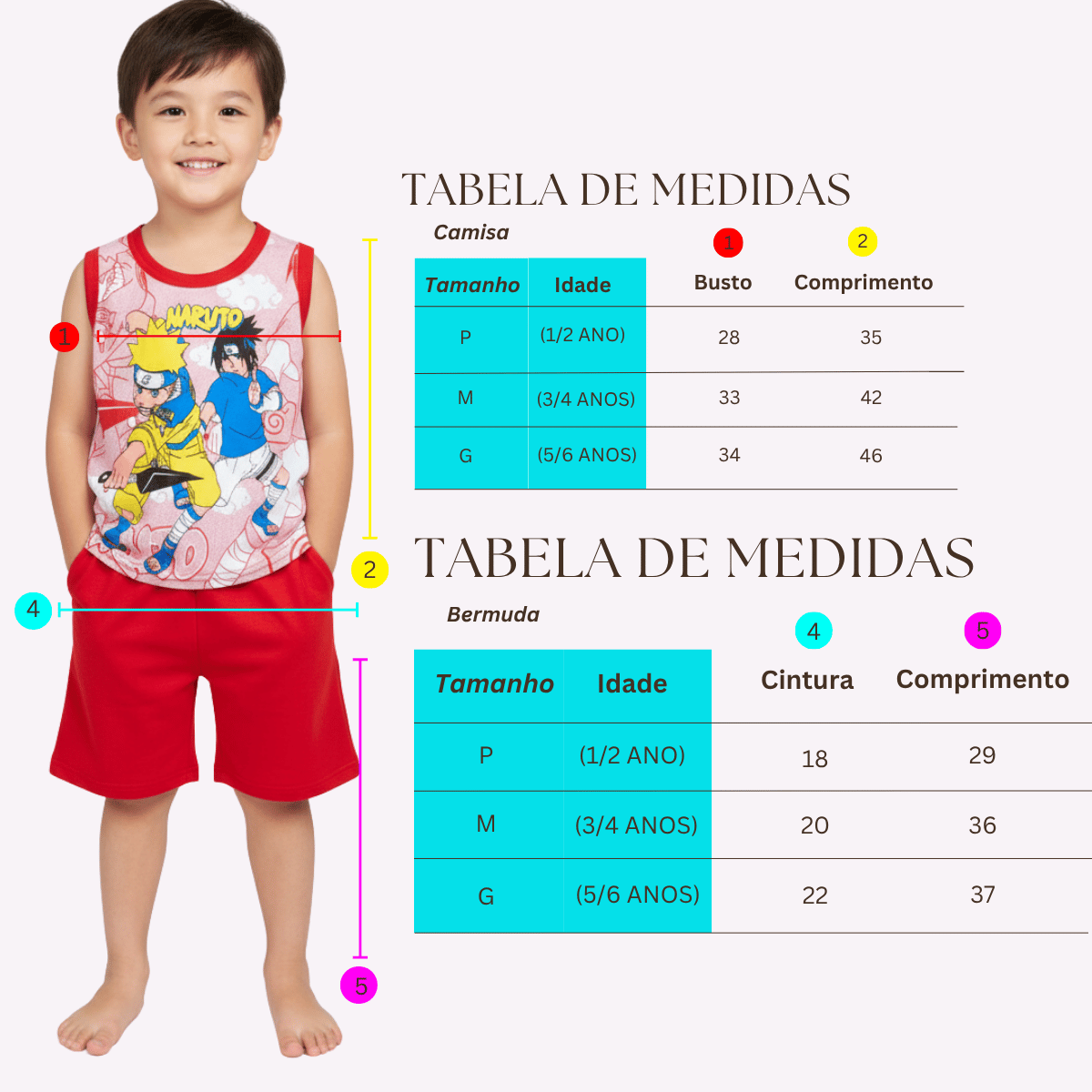 Conjunto Infantil menino Regata estampada + short verão