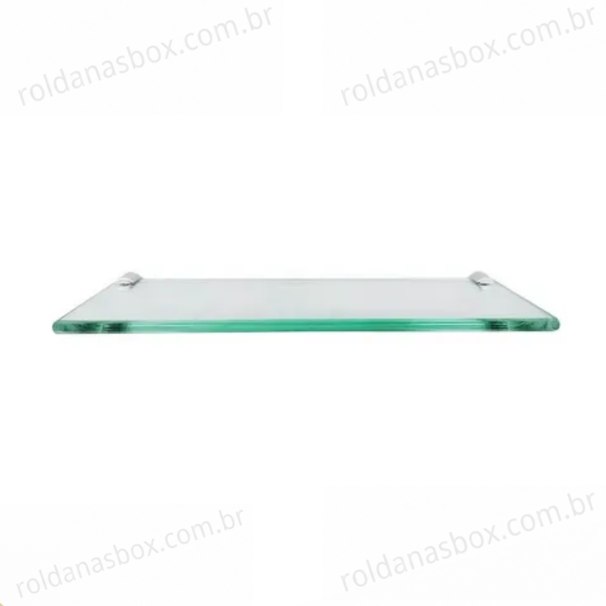 Prateleira de Vidros Incolor Fume e Verde de 8mm 10X40cm Organizador multiuso Para Banheiro Cozinha e Quarto