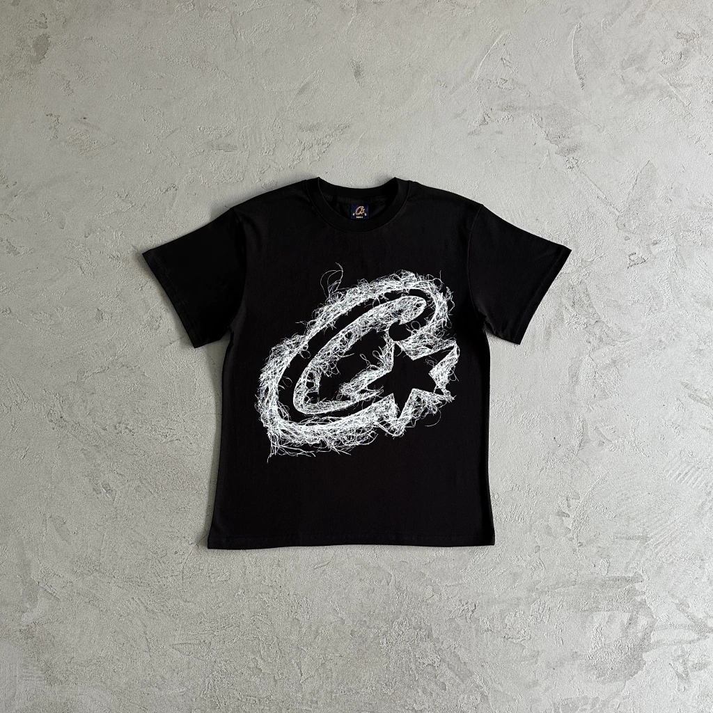 T-Shirt Corteiz Star String Tee-Black