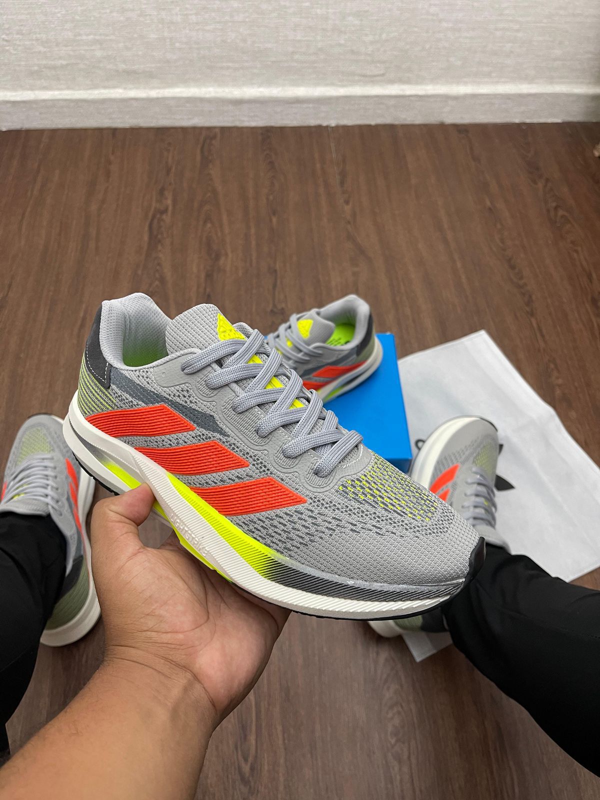 Duramo Speed 2 - Premium -  CINZA/LARANJA - cmd