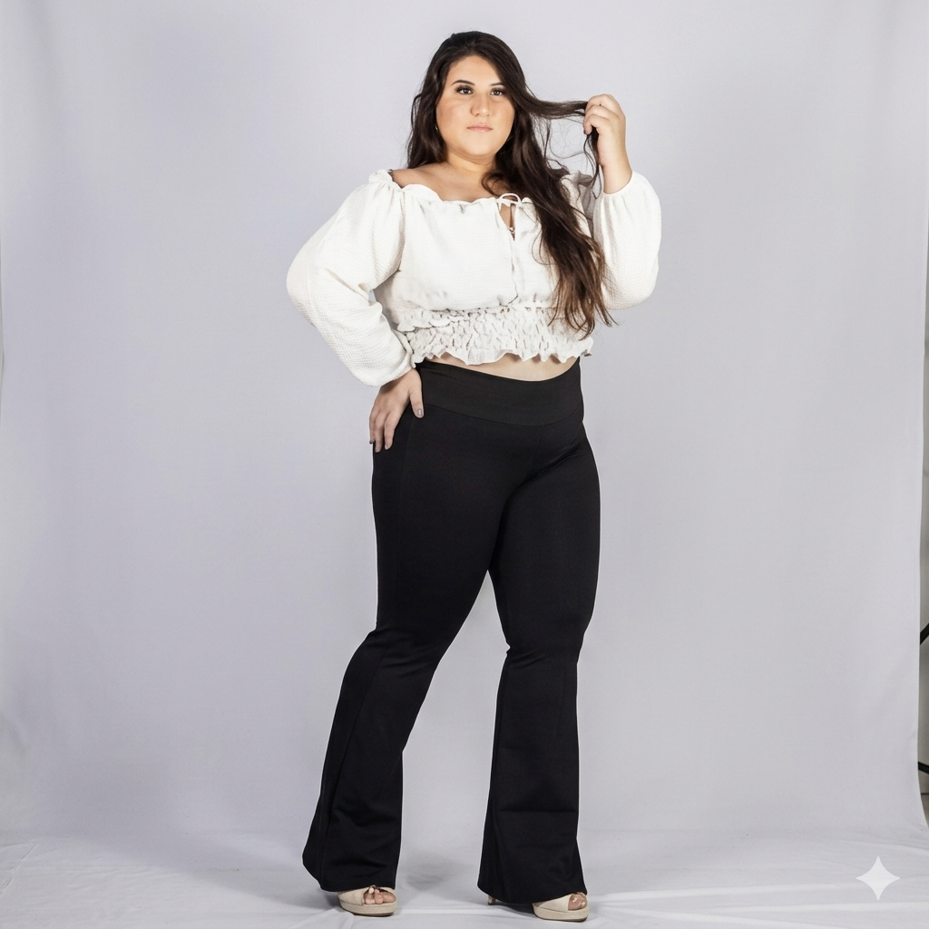Calça Legging Flare