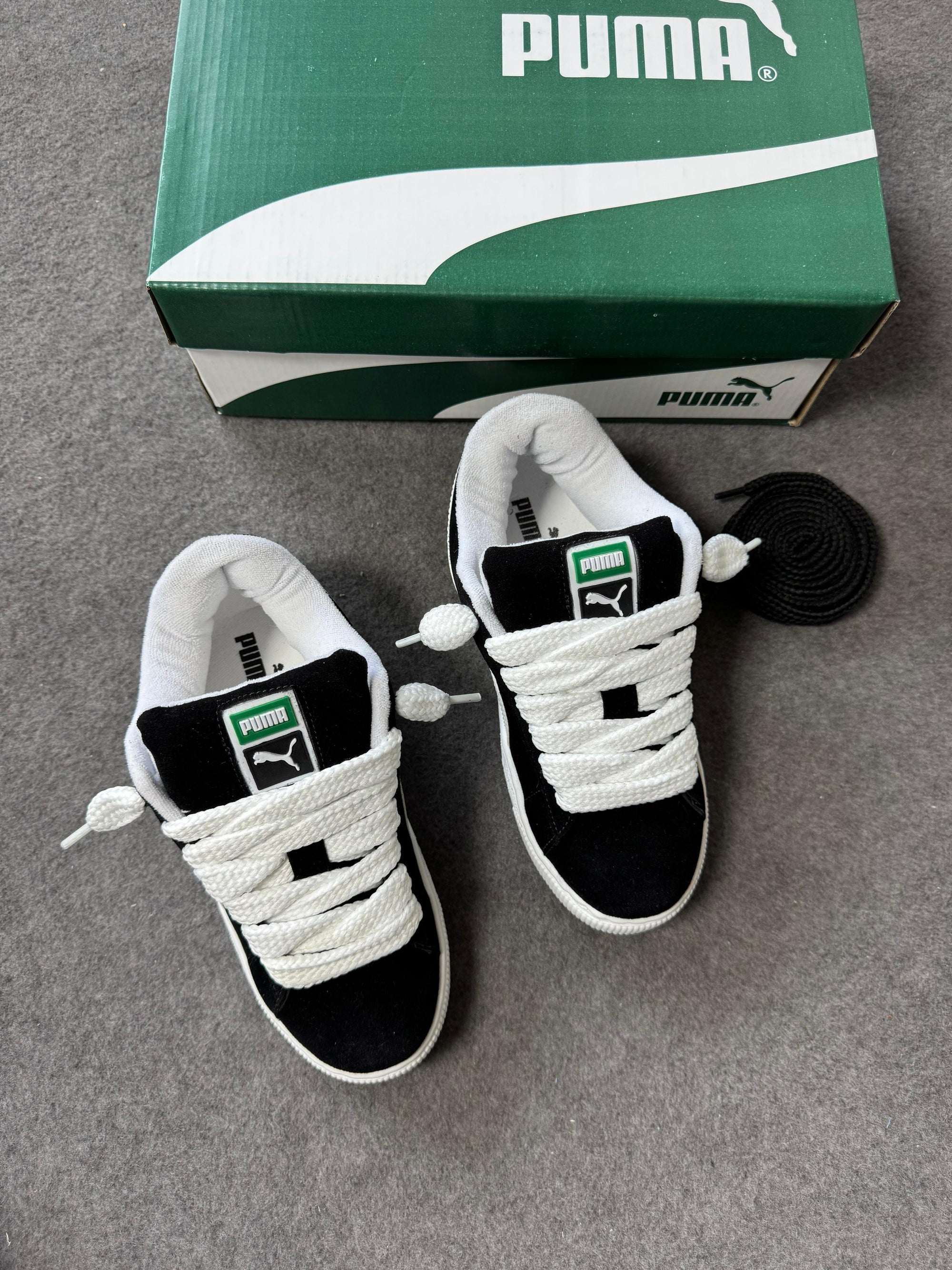 Puma Suede XL - PRETO/BRANCO - as