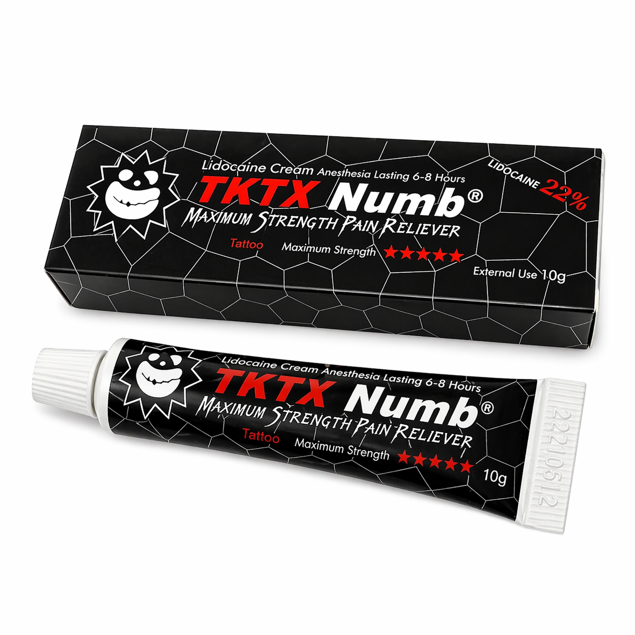 Anestésico TKTX Black Numb 56% 10g Pomada Anestésica