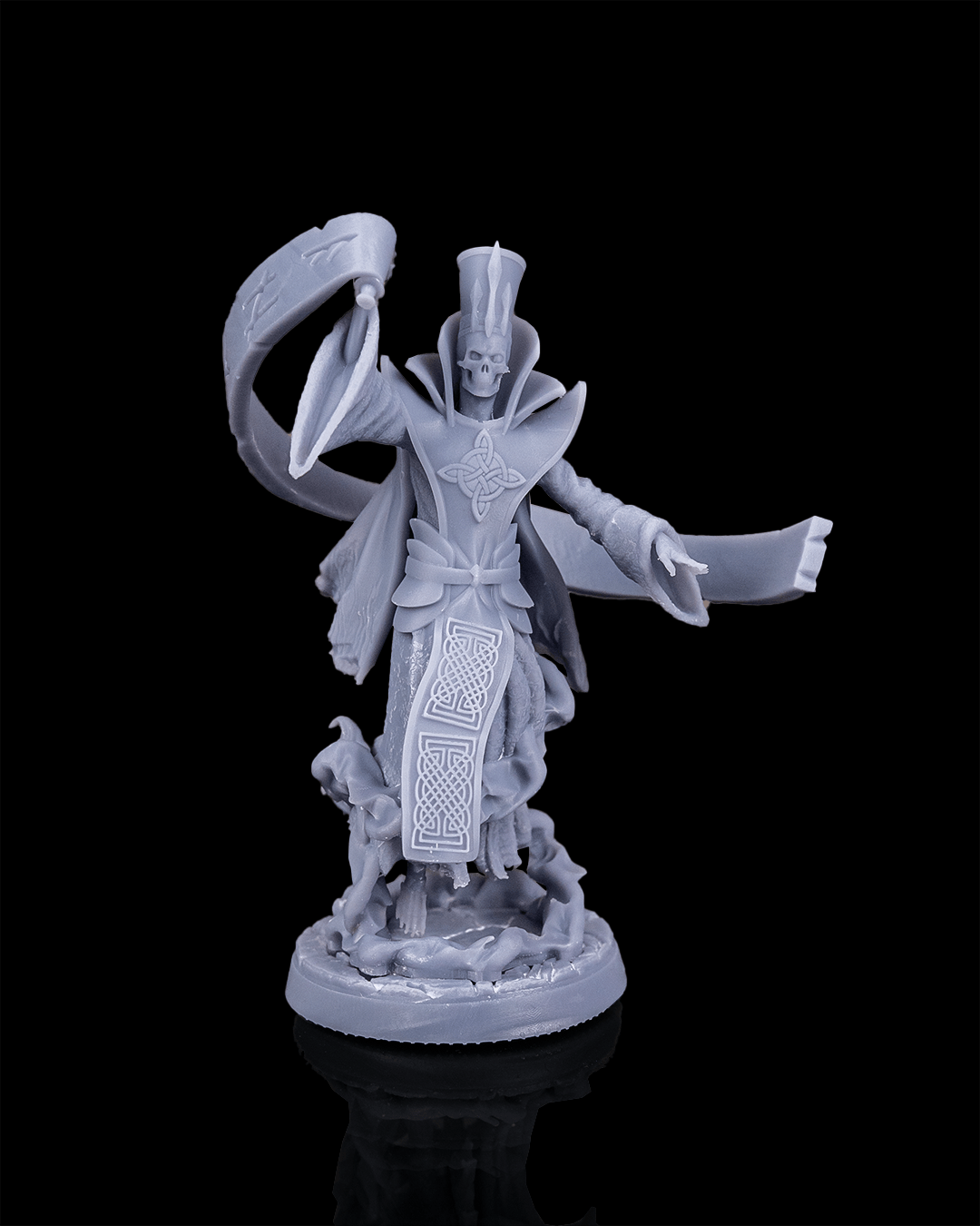 Orda de esqueletos - Kit de 6 miniaturas 32mm Resina Alta definição