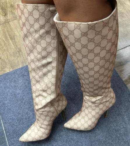 Bota inspirada Gucci