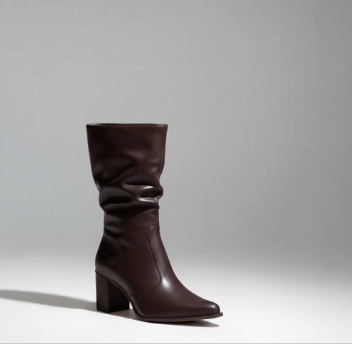 BOTA CANO CURTO VERNIZ