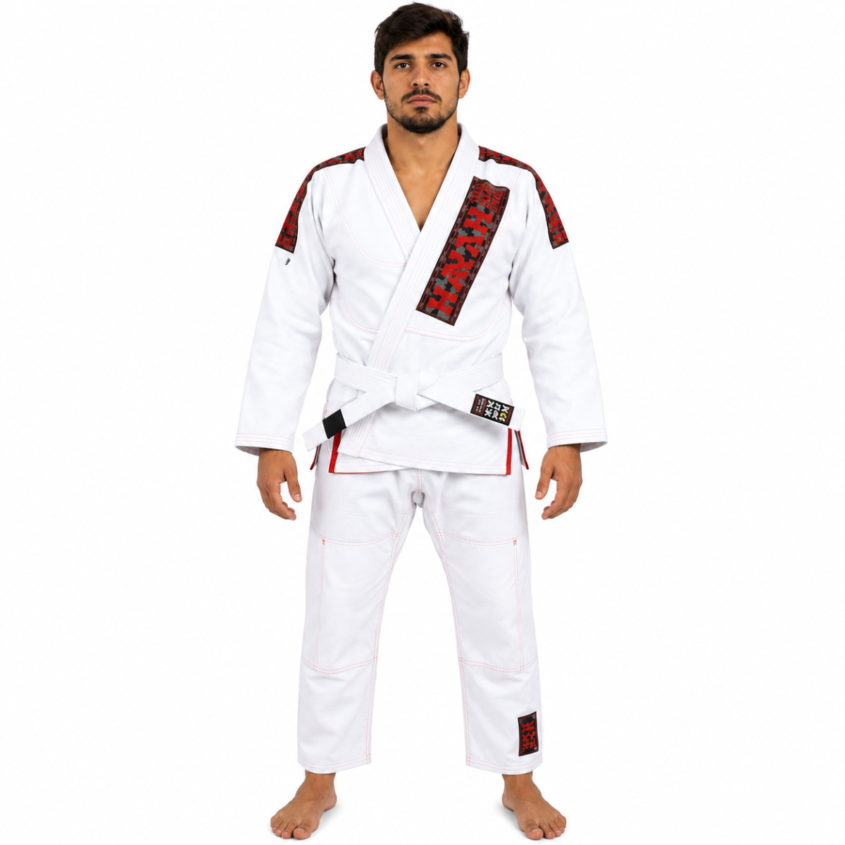 KIMONO JIU JITSU ADULTO HAGANAH ELITE TRANÇADO - SEM FAIXA