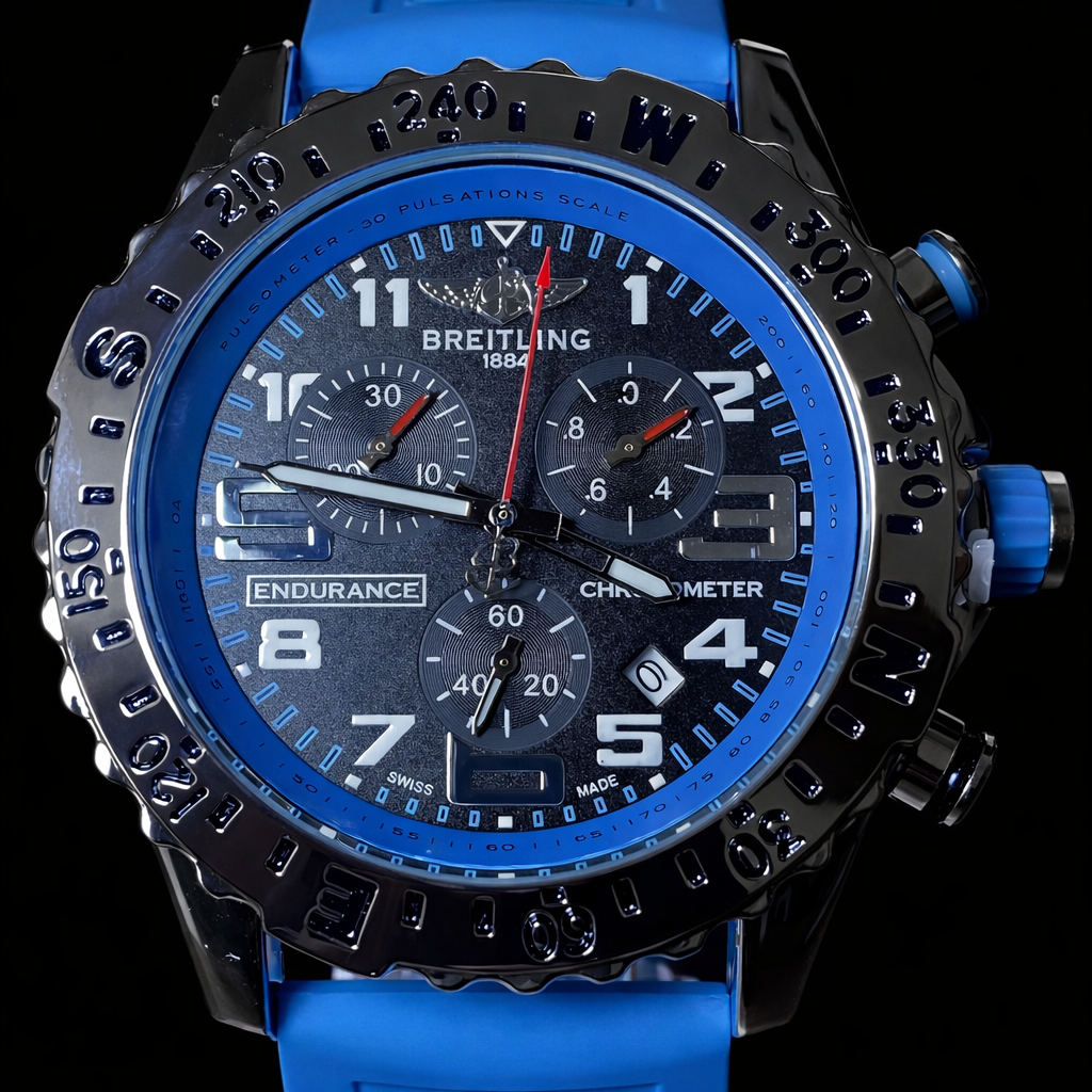 Breitling Endurance Pro masculino azul