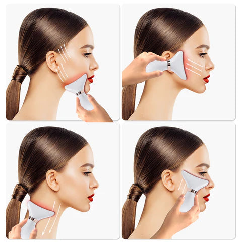 Massageador Facial LED CICLO   fototerapia, calor e vibração sônica