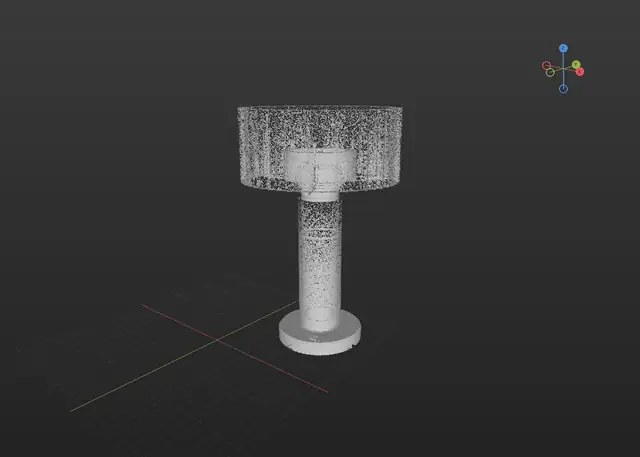 Modelo 3D da Zenite aberto no Blender